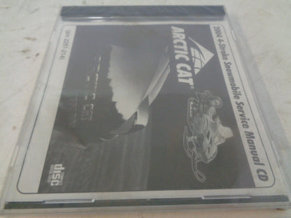 Arctic Cat 2004 4-Stroke Snowmobile Service Manual CD Disc Part# 2257-214