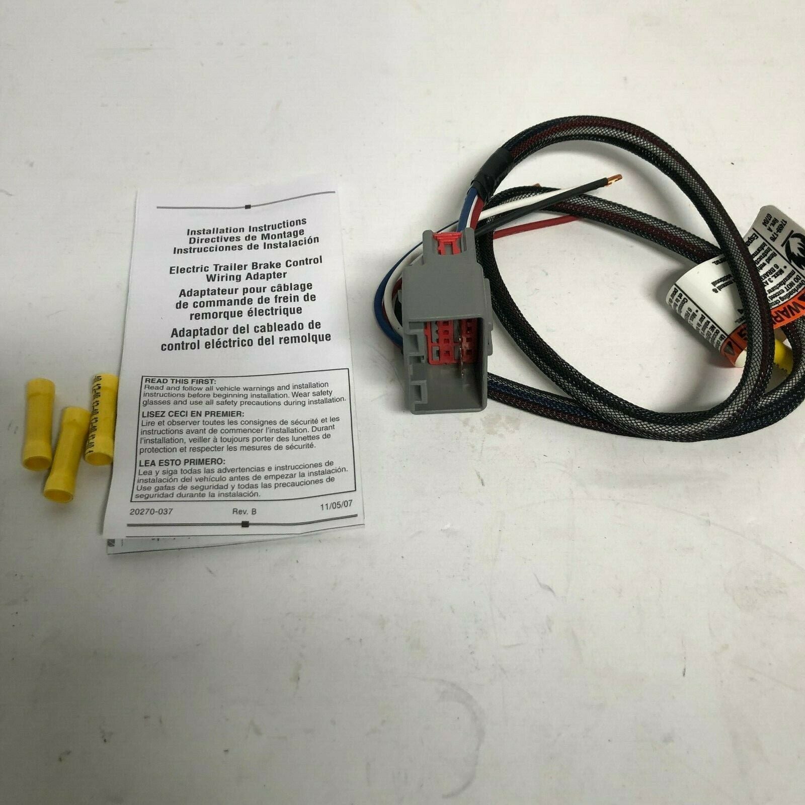Tow Ready Ford F-Series Single Plug Brake Control Wiring Adapter Part# 20270