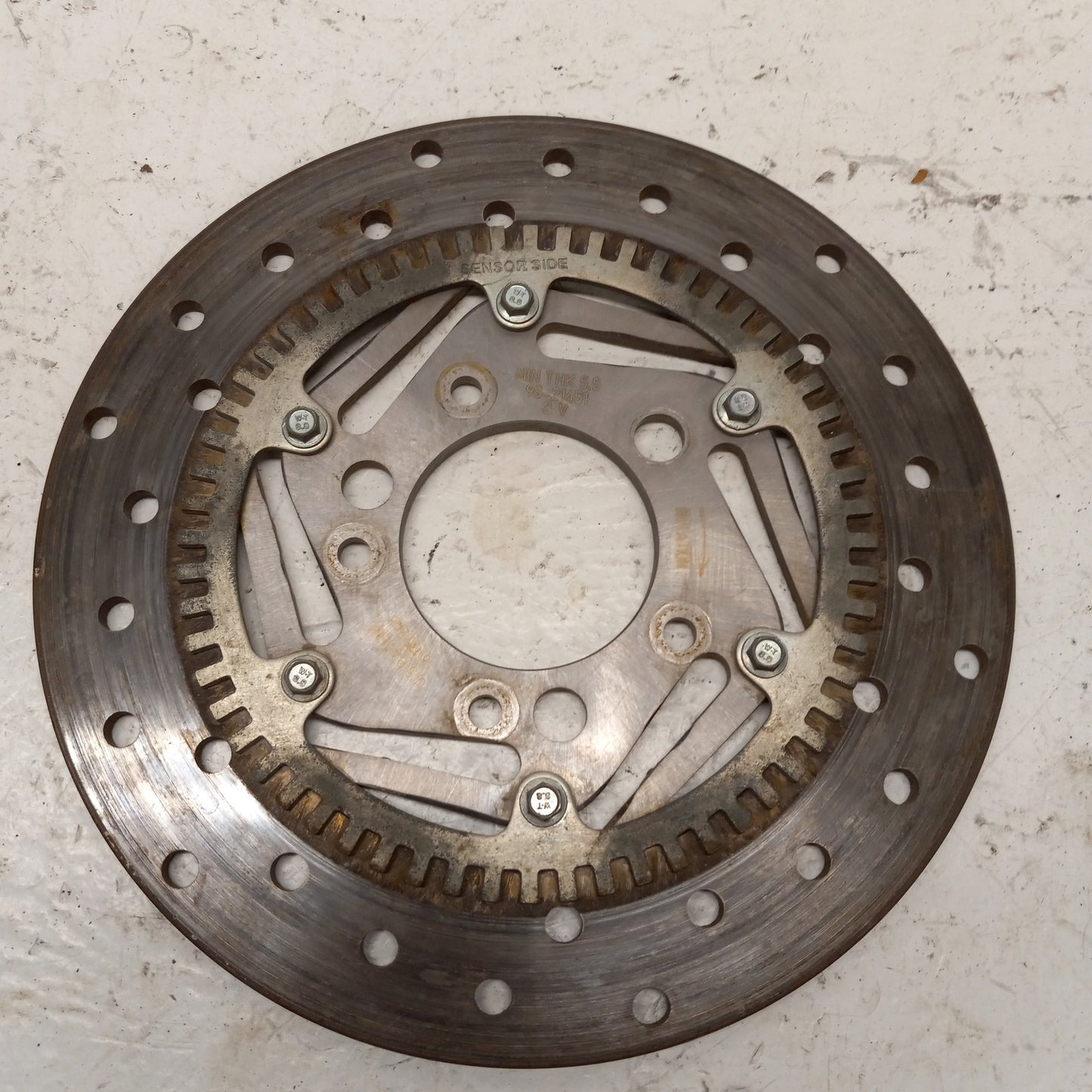 Can-Am Roadster 2008-2012 GS RS RT/RTS OEM Rear Brake Disc + ABS Disc 705600591