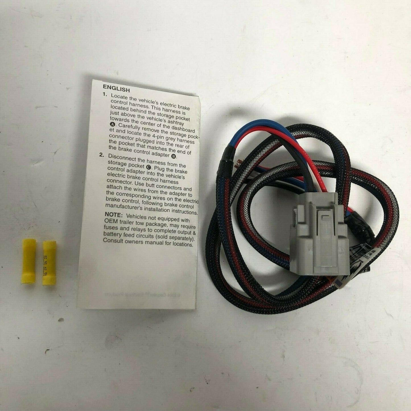 Tow Ready Ford F-Series Single Plug Brake Control Wiring Adapter Part# 20267