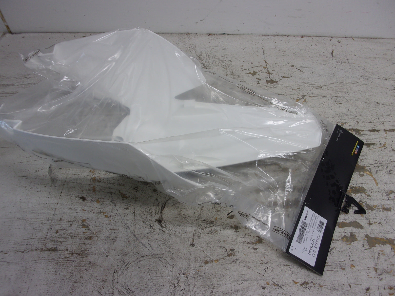 KTM Dirt Bike 2004-2012 SX 85 NEW Acerbis White Rear Side Cowling # 0016365.030