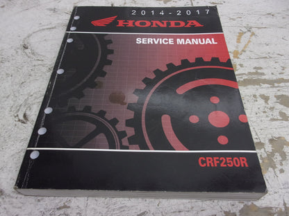 Honda Dirt Bike MX 2014-2007 CRF250R OEM Service Manual Part# 61KRN63