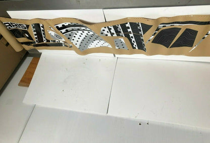 Polaris Snowmobile KC Asylum Silver Wrap Decal Kit NEW OEM Part# 2858034-581