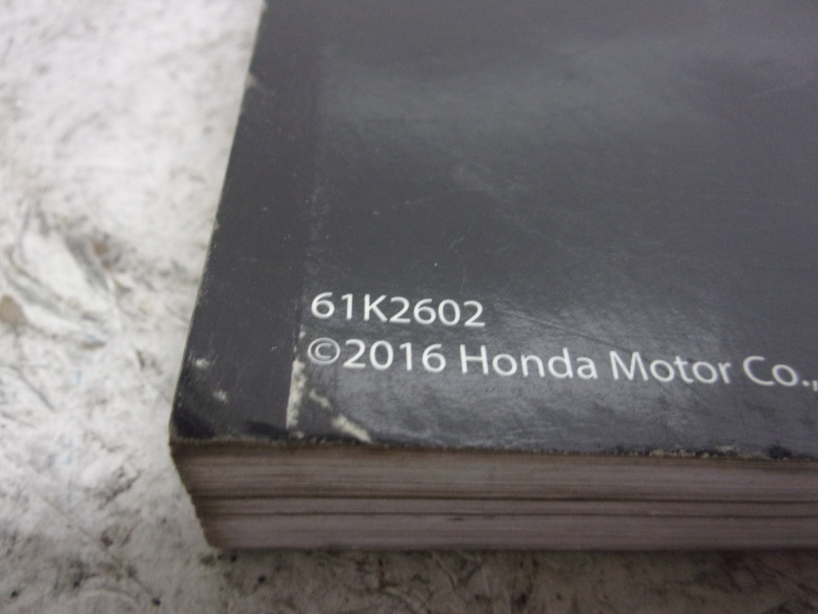 Honda Scooter 2014-2017 Grom 125 OEM Service Manual Part# 61K2602
