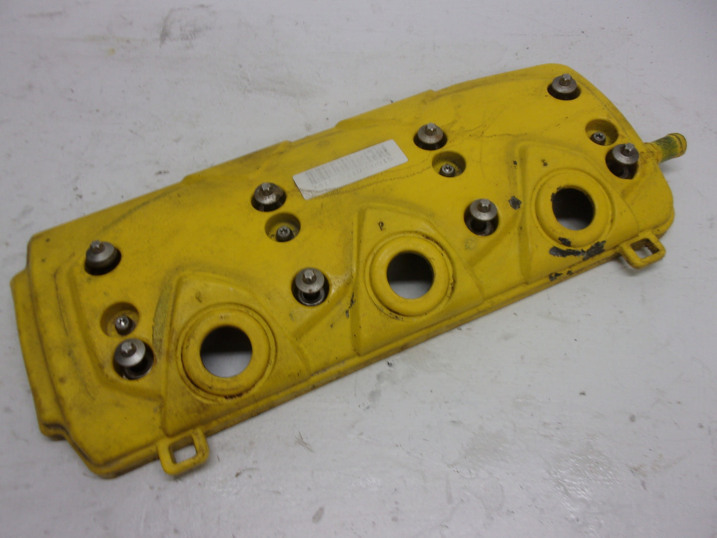 Sea Doo Bombardier 2003-2005 GTX RXP RXT OEM  Yellow Valve Cover Part# 420811581