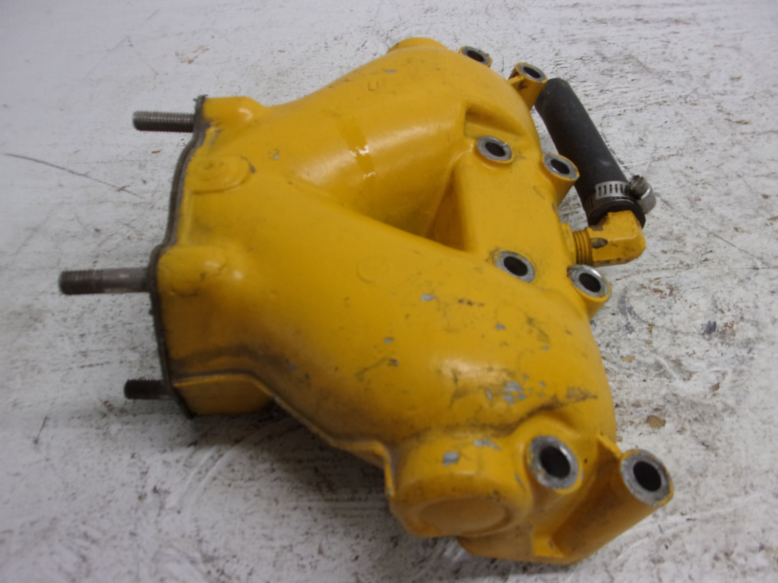 Sea Doo Bombardier 1989-1990 SP OEM Yellow Exhaust Manifold Assembly # 290978058