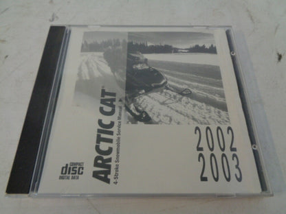 Arctic Cat 2002-2003 Snowmobile Service Manual CD Disc Part# 2256-983