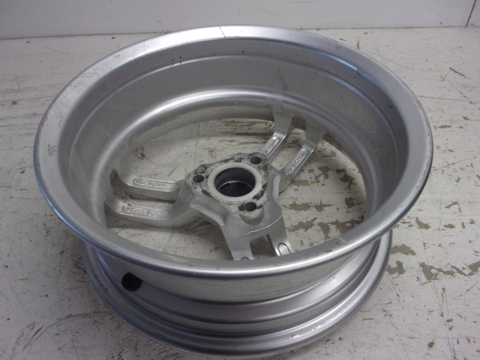 Can-Am Roadster 2010-2012 Spyder RS-S OEM Silver Front Wheel # 706201058
