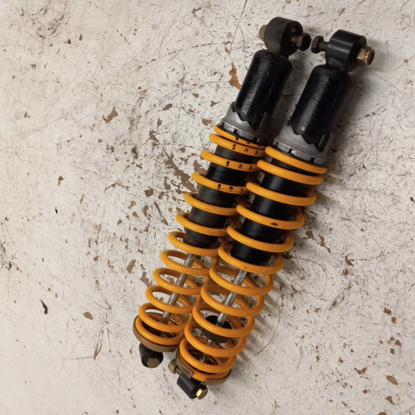 Ski-Doo Snowmobile 2002-2003 Summit OEM Yellow Front Shock Set Part# 505070752