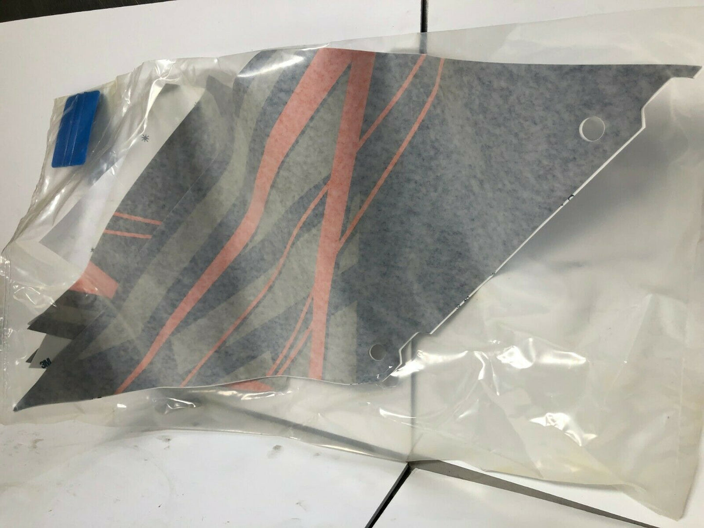 Polaris 2008-13 RZR 800 900 Blue Fire Door Wrap Decal Kit Part# 2879311 OEM NEW