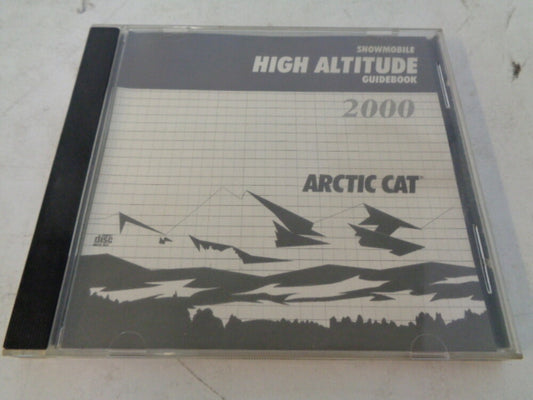Arctic Cat 2000 Snowmobile High Altitude Guidebook CD / Disc # 2270-043