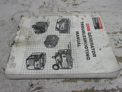 Honda Generator 2008 OEM Generator Troubleshooting Manual Part# TO103