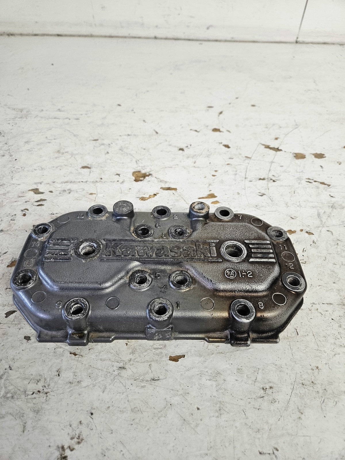 Kawasaki Jet Ski 1991-1995 650 Jet Mate X2 TS SC Silver Cylinder Head 11001-3716