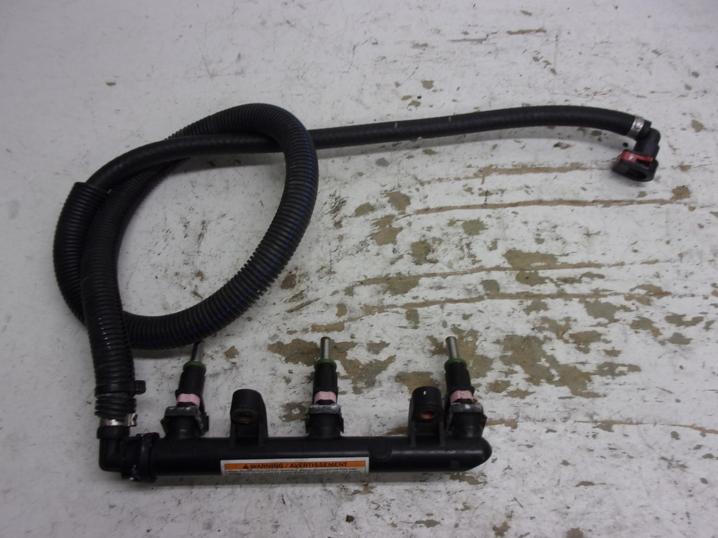 Sea Doo Bombardier 2019-2022 Spark OEM Fuel Rail + Fuel Injectors # 420874855