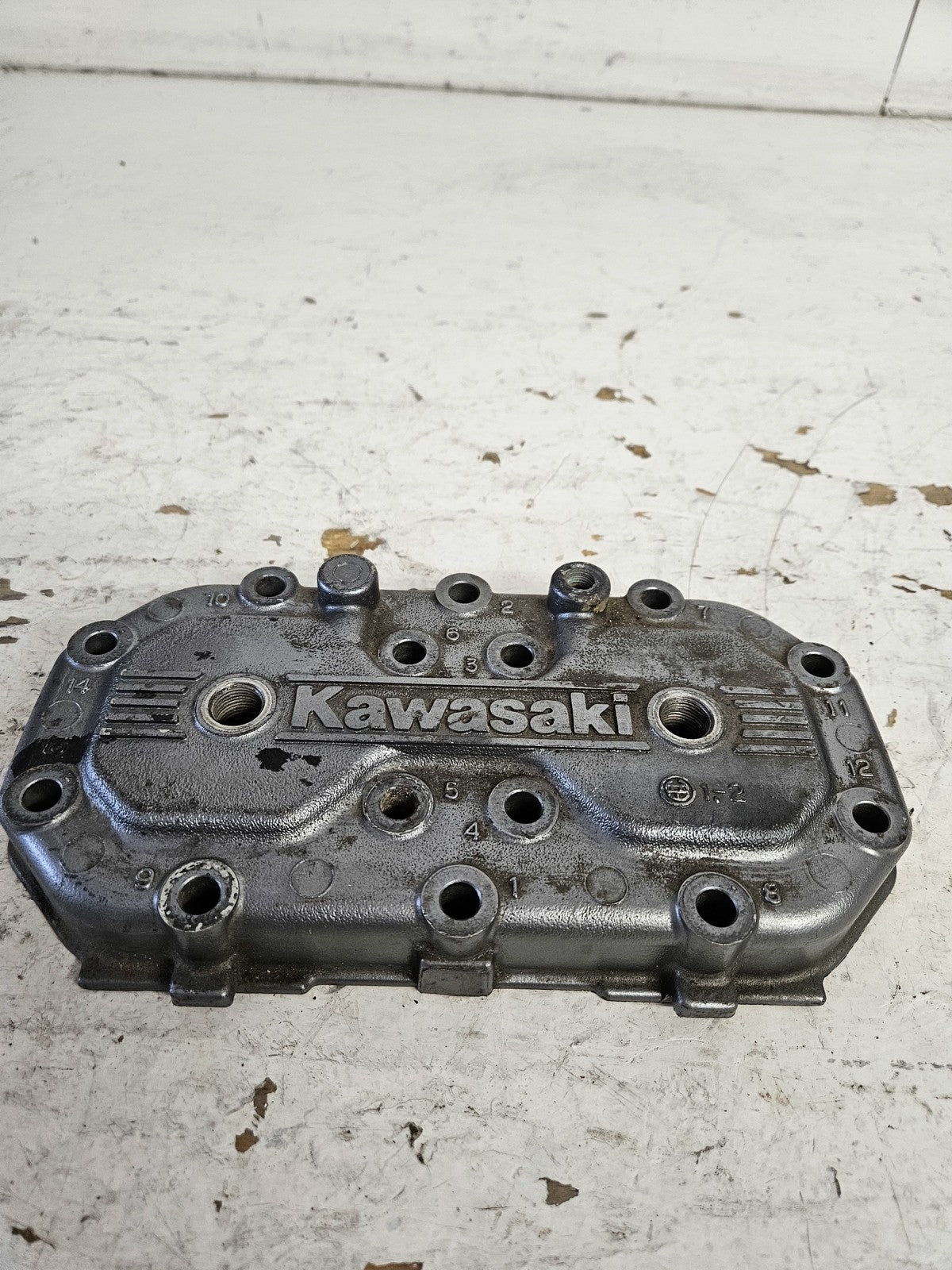 Kawasaki Jet Ski 1991-1995 650 Jet Mate X2 TS SC Silver Cylinder Head 11001-3716