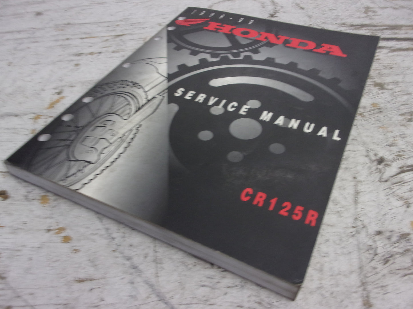 Honda Dirt Bike MX 1998-1999 CR125R OEM Service Manual Part# 61KZ451