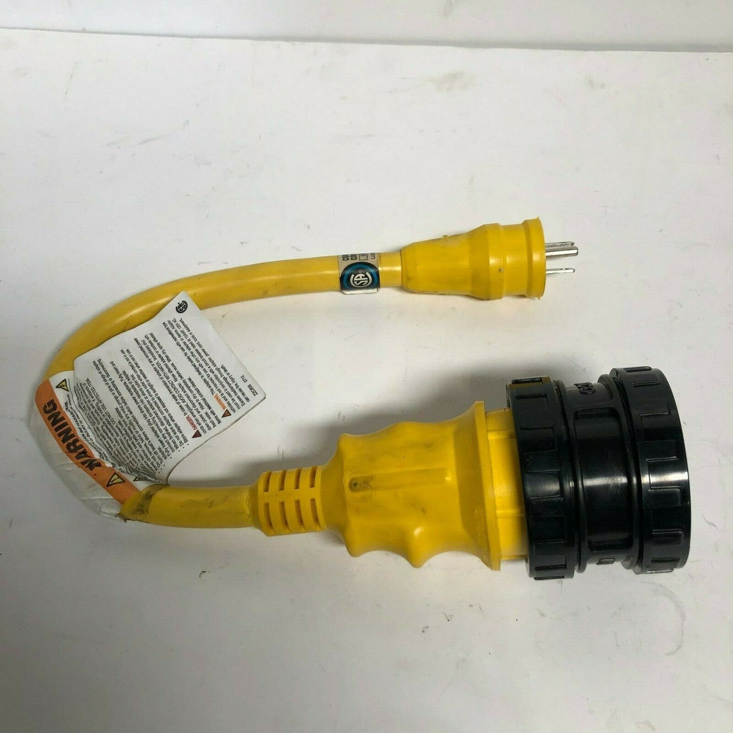 Marinco Pigtail Power Cord plus Adapter Part# 104SPPRV