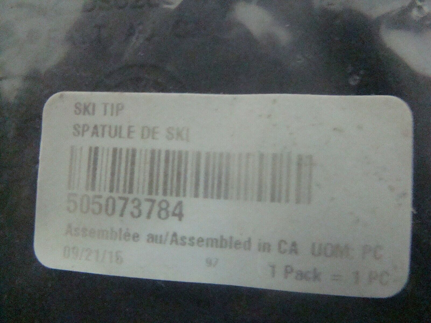 Ski-Doo Snowmobile 2015-2018 Freeride / Summit New Black Ski Tip Part# 505073784