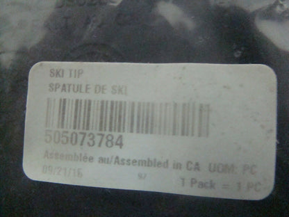 Ski-Doo Snowmobile 2015-2018 Freeride / Summit New Black Ski Tip Part# 505073784