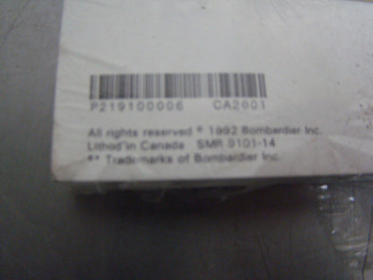 Sea-Doo 1992 Service Manual 5805-5851-5812-5860 4 Models Shop Manual 219100006