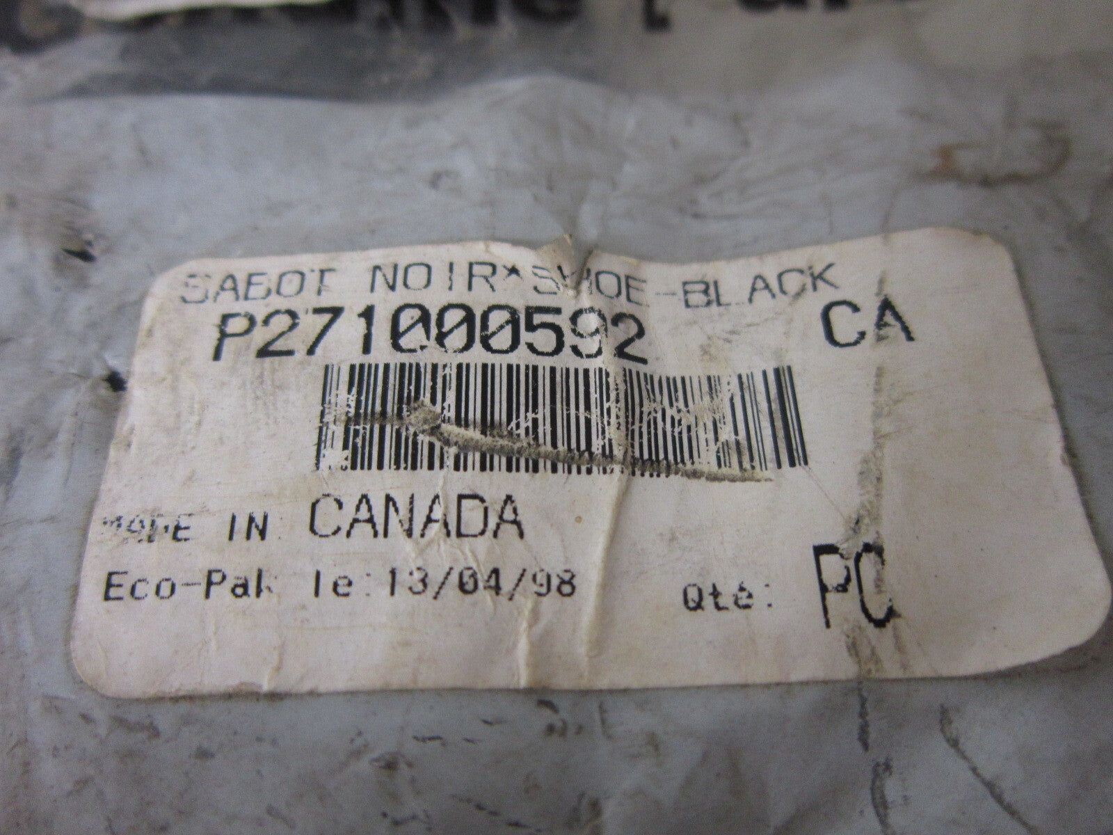 Sea Doo Bombardier 1996-2001 GS GSX GS GSI OEM NEW Pump Shoe Part# 271000592