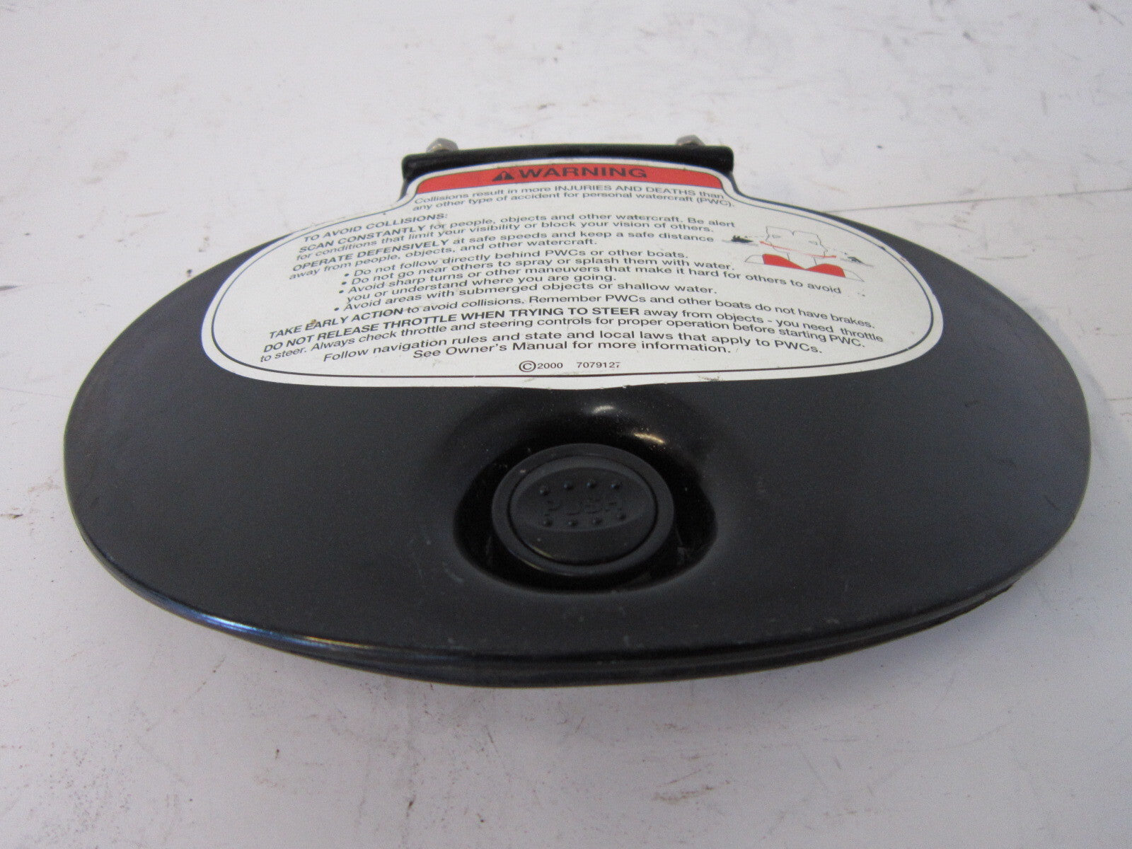 Polaris PWC Watercraft 2001 Virage / Genesis Black Console Lid Part 5434176-1093