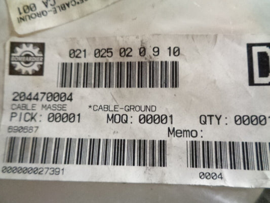 Sea Doo Bombardier Jet Boat 1996-1997 Speedster NEW Ground Cable # 204470004