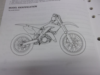 Honda Dirt Bike MX 2004-2007 CR125R OEM Service Manual Part# 61KSR03