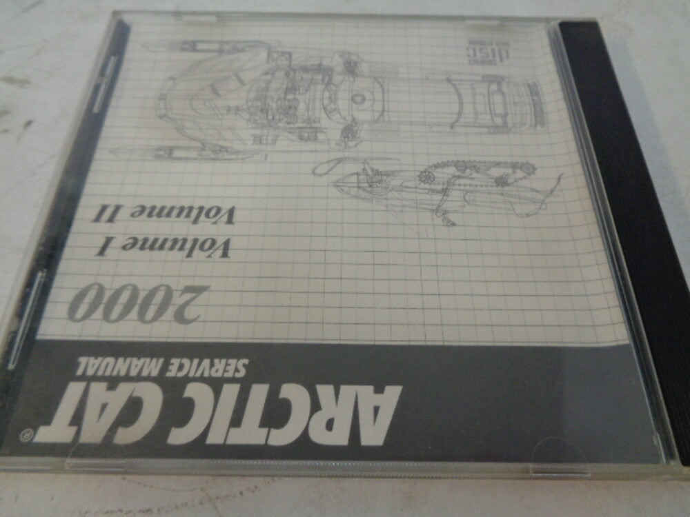 Arctic Cat 2000 Snowmobile Service Manual CD Disc Part# 2270-041