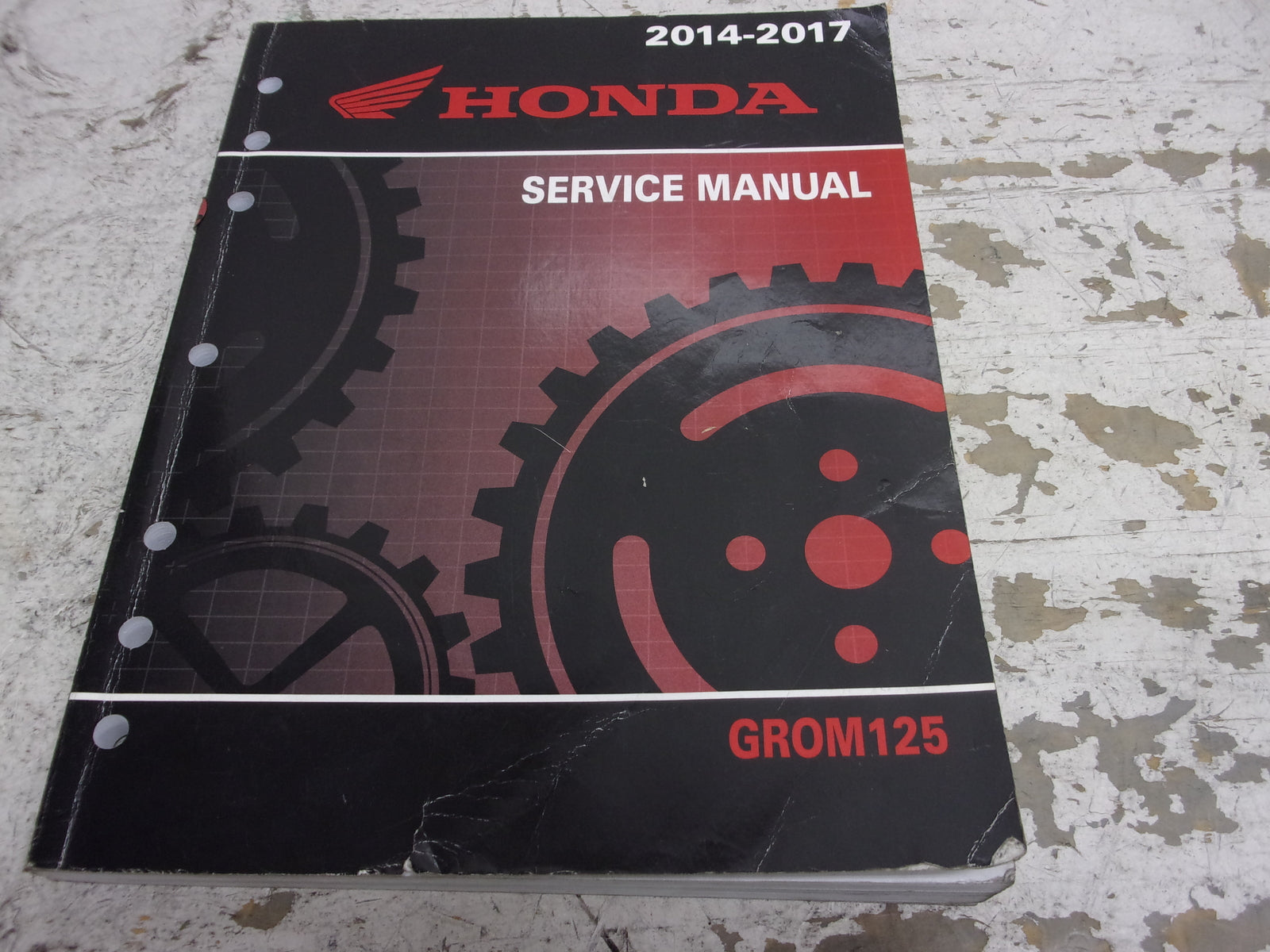 Honda Scooter 2014-2017 Grom 125 OEM Service Manual Part# 61K2602
