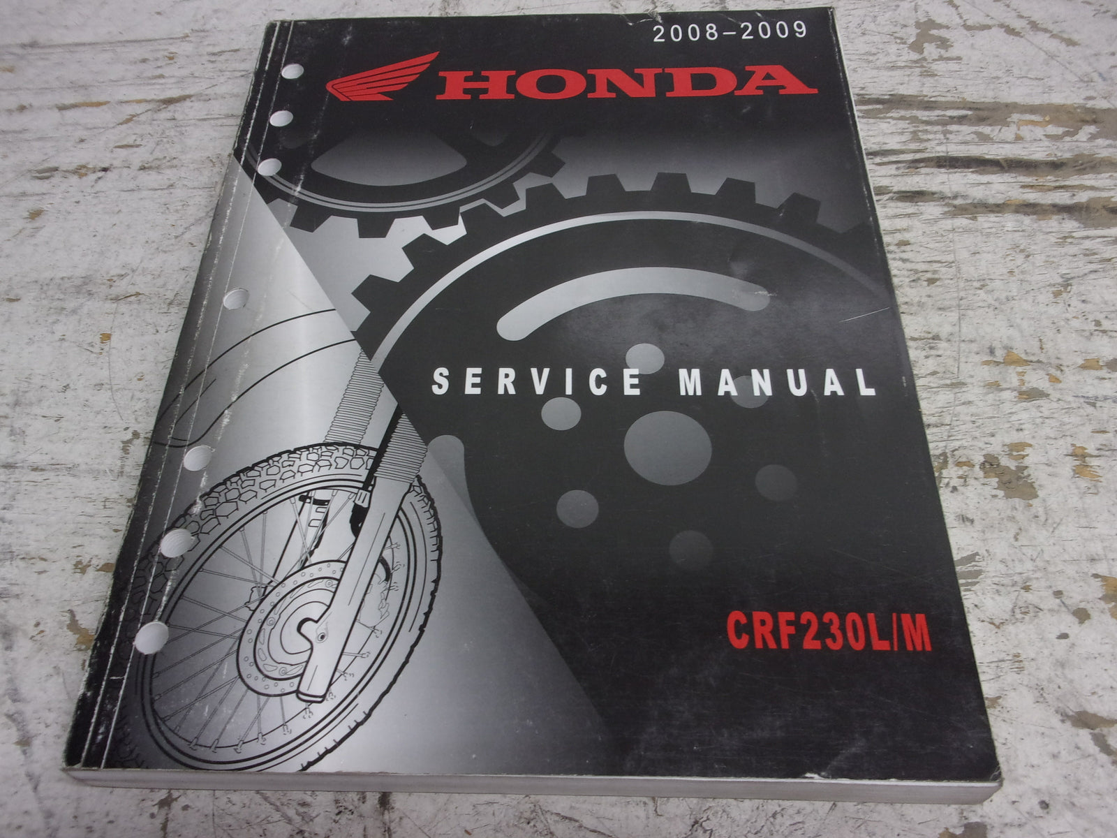 Honda Dirt Bike MX 2008-2009 CRF250L/M OEM Service Manual Part# 61KFB01