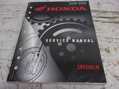 Honda Dirt Bike MX 2008-2009 CRF250L/M OEM Service Manual Part# 61KFB01