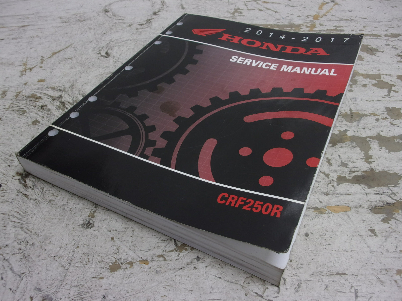 Honda Dirt Bike MX 2014-2007 CRF250R OEM Service Manual Part# 61KRN63