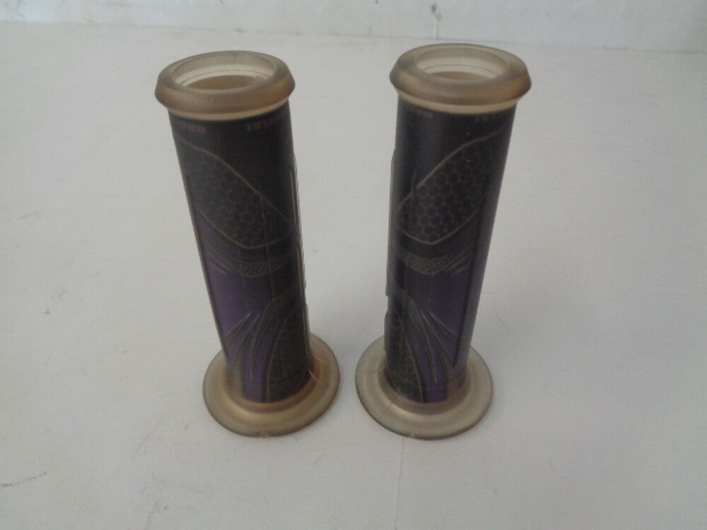 Kawasaki Honda Suzuki  Orbital Grips - Black / Purple  Racing Series 685568