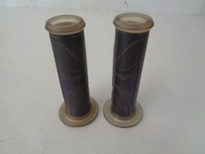 Kawasaki Honda Suzuki  Orbital Grips - Black / Purple  Racing Series 685568