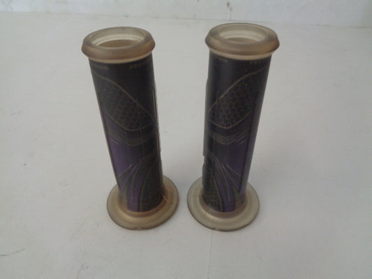 Kawasaki Honda Suzuki  Orbital Grips - Black / Purple  Racing Series 685568