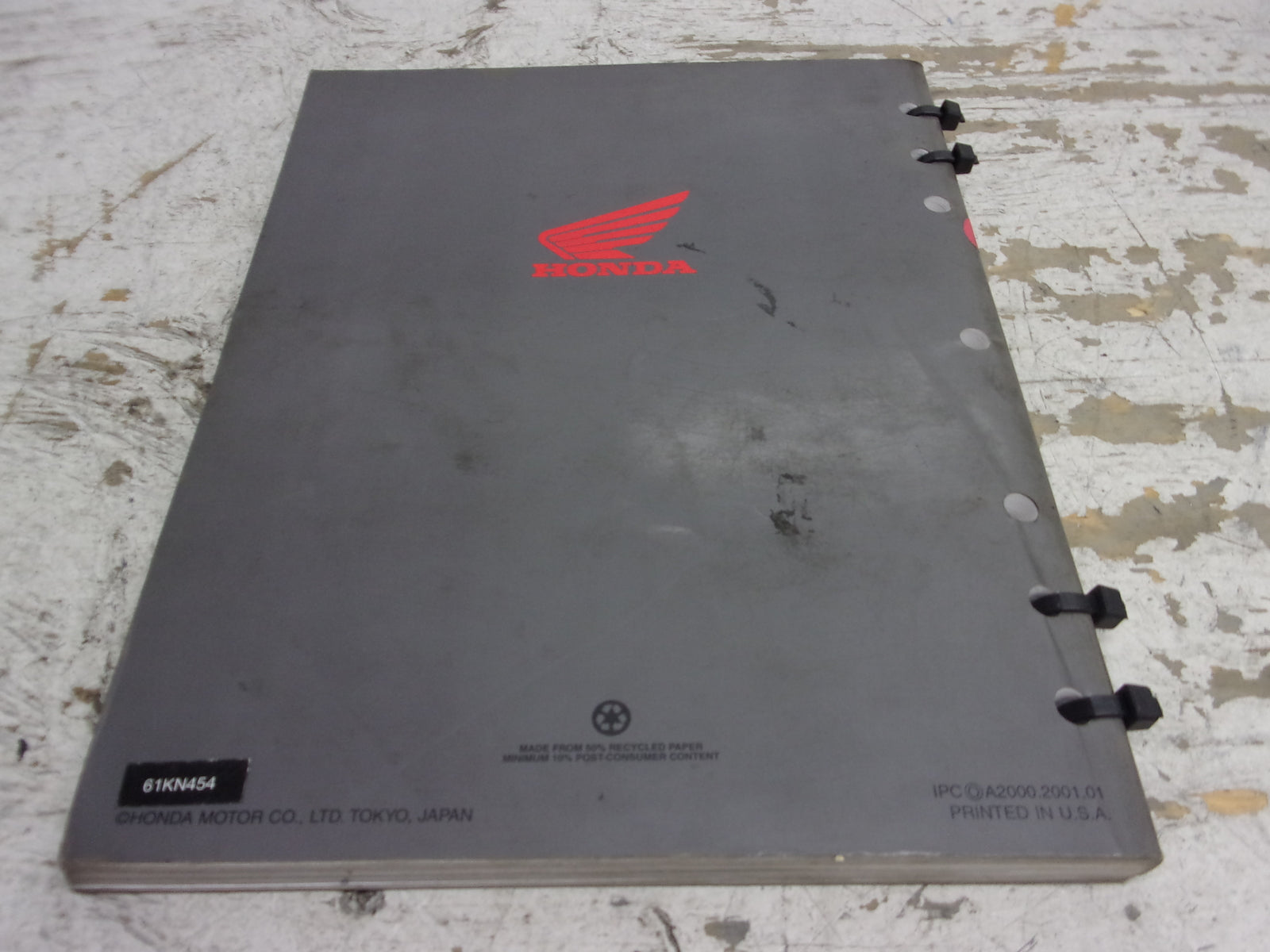 Honda Dirt Bike MX 1998-2003 XR80R XR100R OEM Service Manual Part# 61KN454