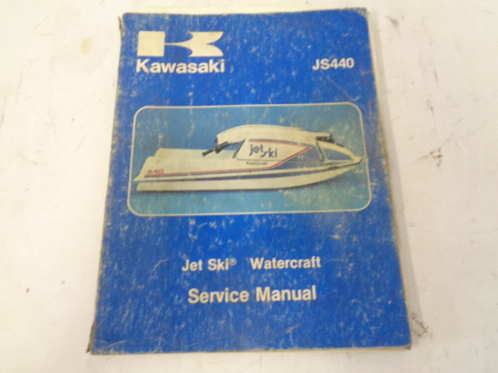 Kawasaki Jet Ski 1977-1981 JS440 OEM Service Manual Assembly # 99963-0001-05
