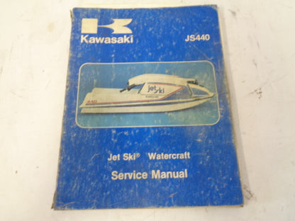 Kawasaki Jet Ski 1977-1981 JS440 OEM Service Manual Assembly # 99963-0001-05