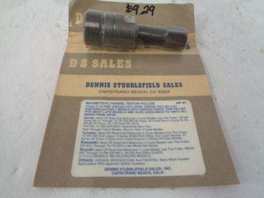 Dennis Stubblefield MP1 Magneto Flywheel Puller MP-1 27mm x 1.0mm LH Thread 8156