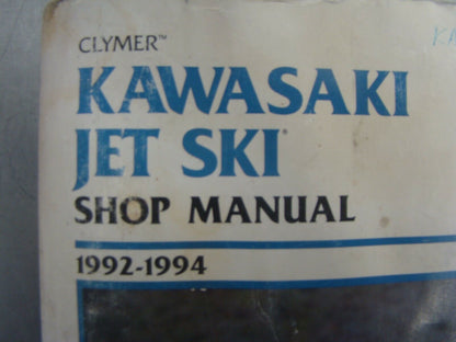 Clymer Kawasaki 92-94 440 550 650 750 OEM Shop Manual Part# 1SB-N-0-89287-644-1