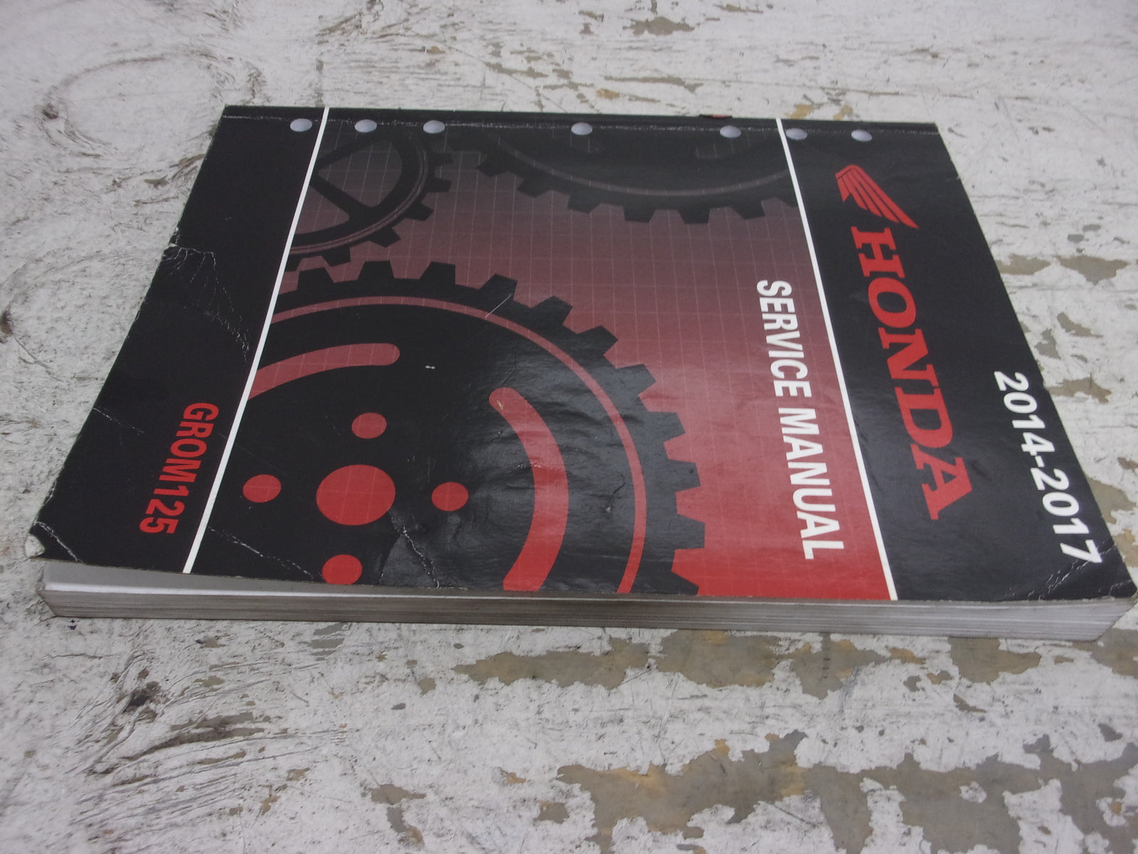 Honda Scooter 2014-2017 Grom 125 OEM Service Manual Part# 61K2602