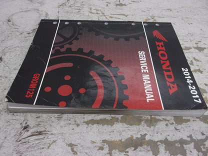 Honda Scooter 2014-2017 Grom 125 OEM Service Manual Part# 61K2602