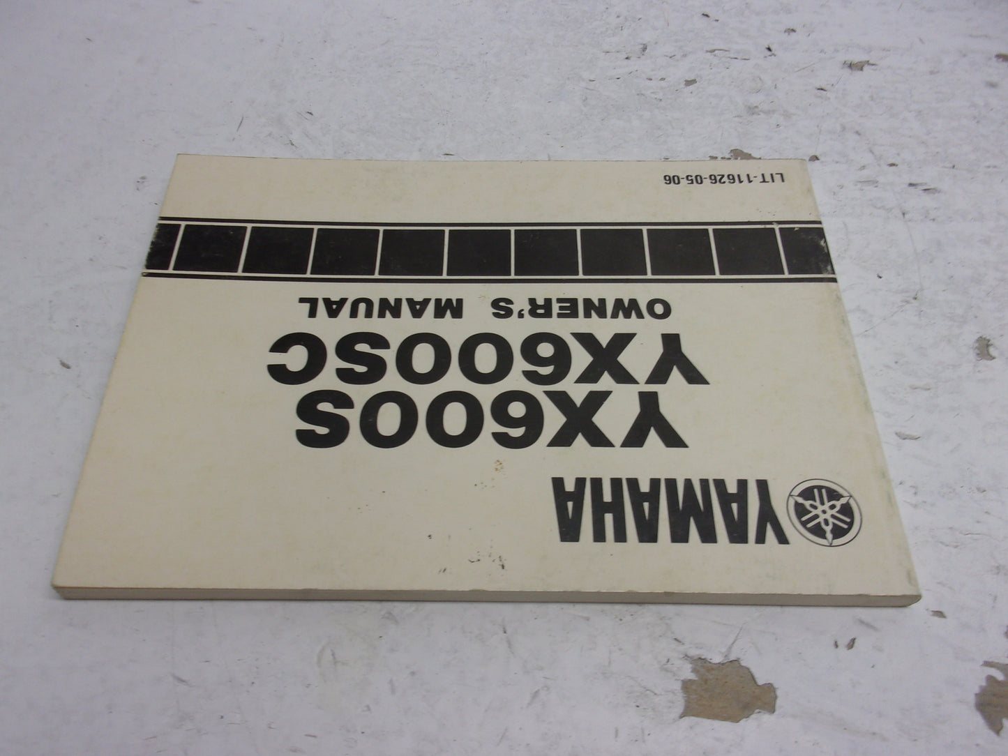 Yamaha Owners Manual 1986 YX600S YX600SC LIT-11626-05-06