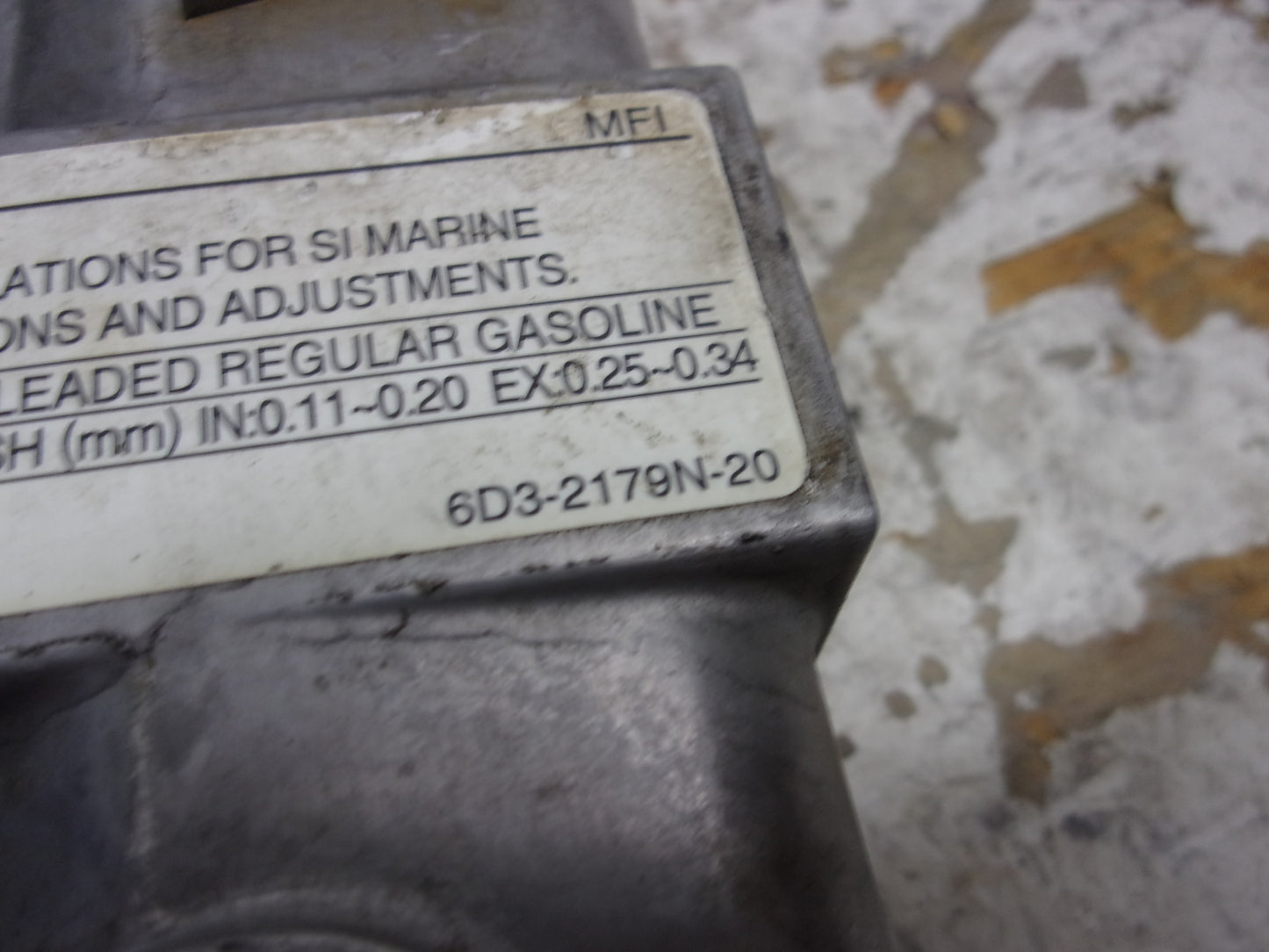 Yamaha Waverunner 2005-2008 FX HO OEM Cylinder Head Cover Part# 6B6-11191-01-94