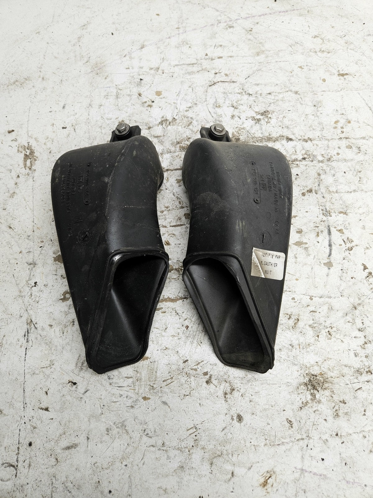 SeaDoo Bombardier 1999-2007 LRV RX GTX 3D XP OEM Mag + PTO Duct Set # 273000150