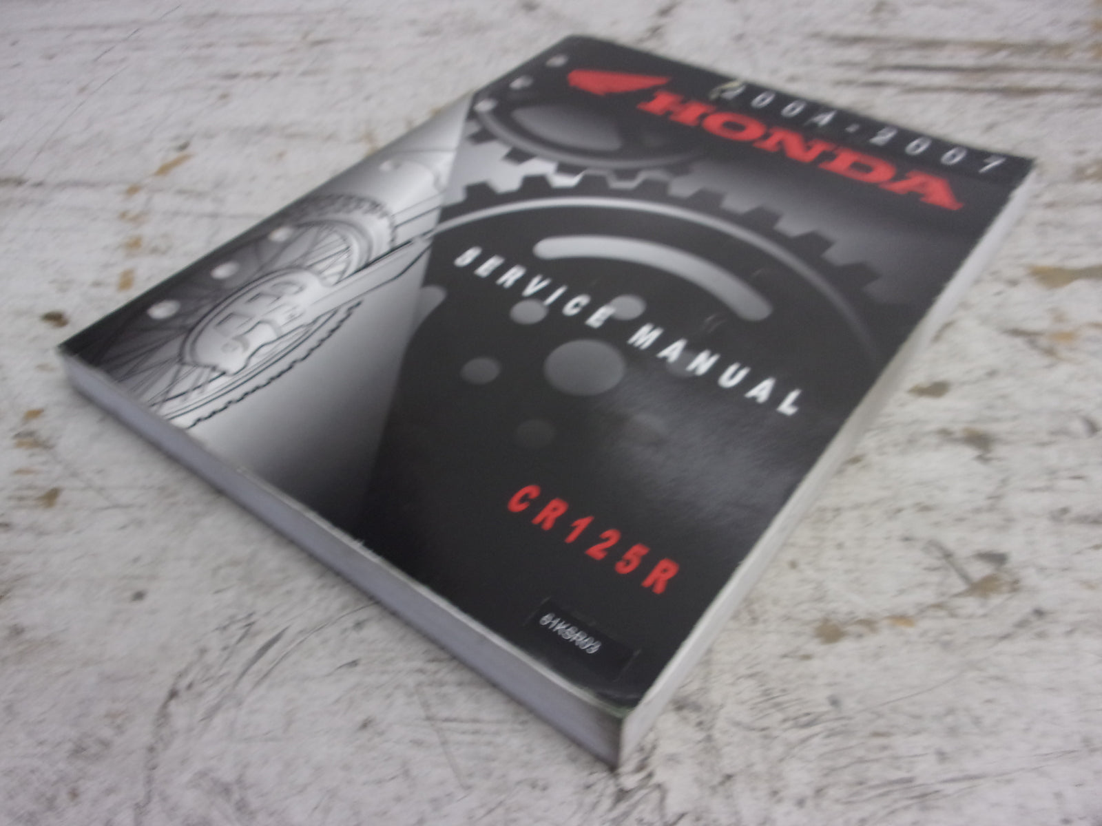Honda Dirt Bike MX 2004-2007 CR125R OEM Service Manual Part# 61KSR03