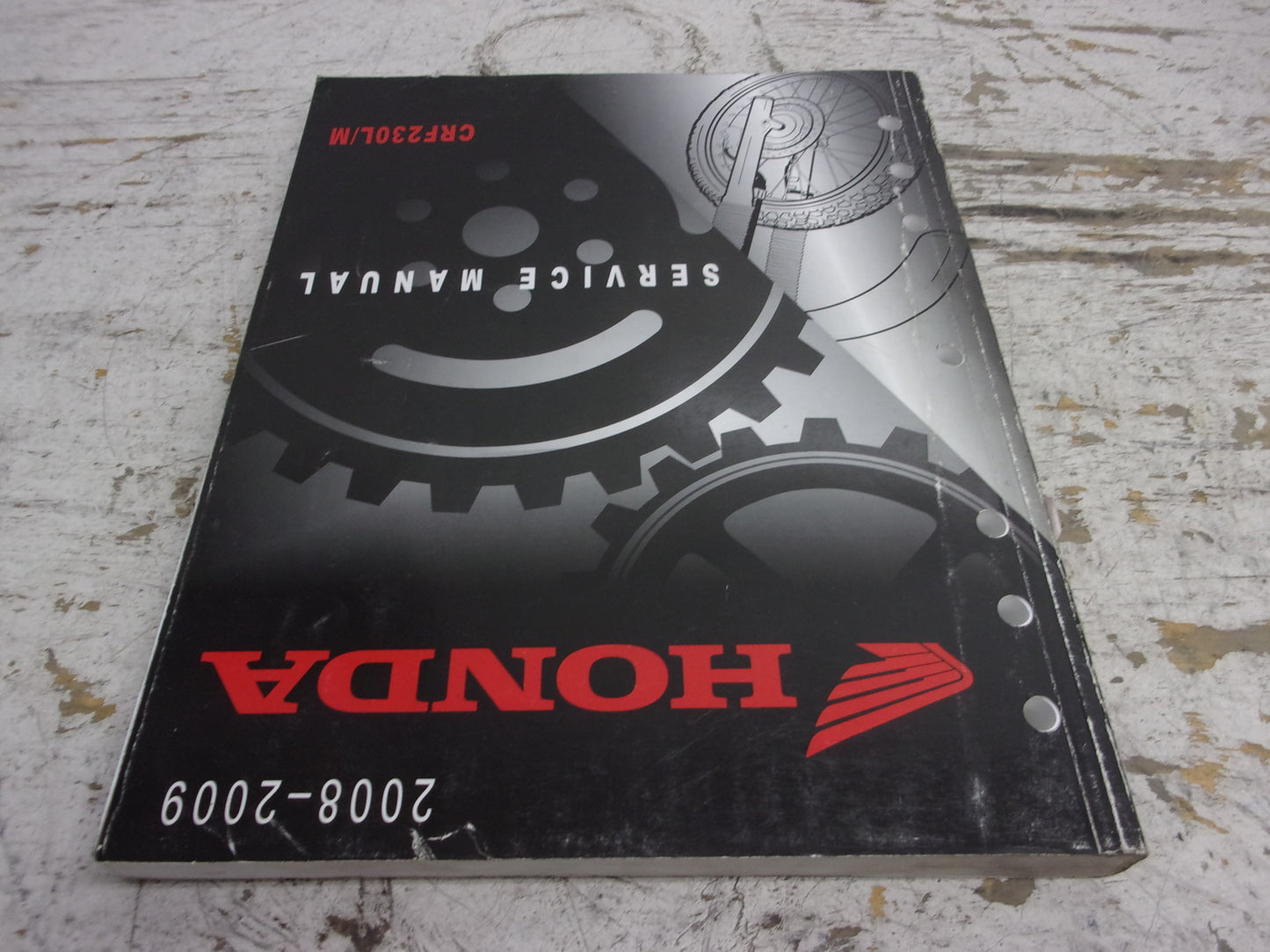 Honda Dirt Bike MX 2008-2009 CRF250L/M OEM Service Manual Part# 61KFB01