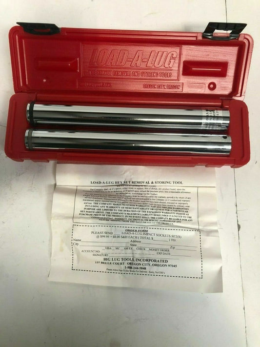 Big Lug Tools Load-A-Lug Hex Nut Removal Storing Tool Kit 3/4" 19mm 13/16" 21mm