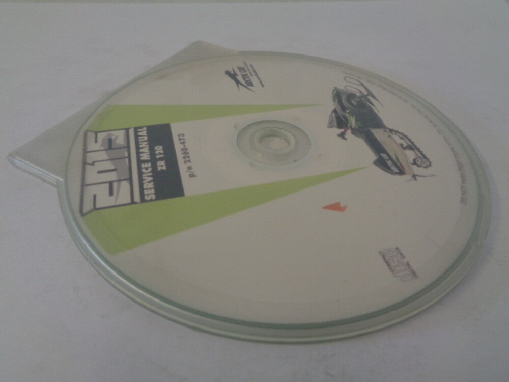 Arctic Cat Snowmobile 2015 ZR 120 Service Manual CD Disc Part# 2260-473